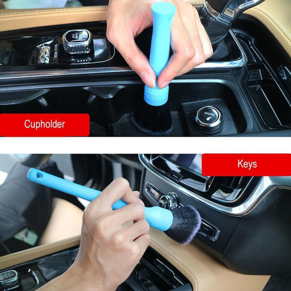Auton yksityiskohtien harja Auton puhdistusharja S-BLUE S-BLUE S-Blue