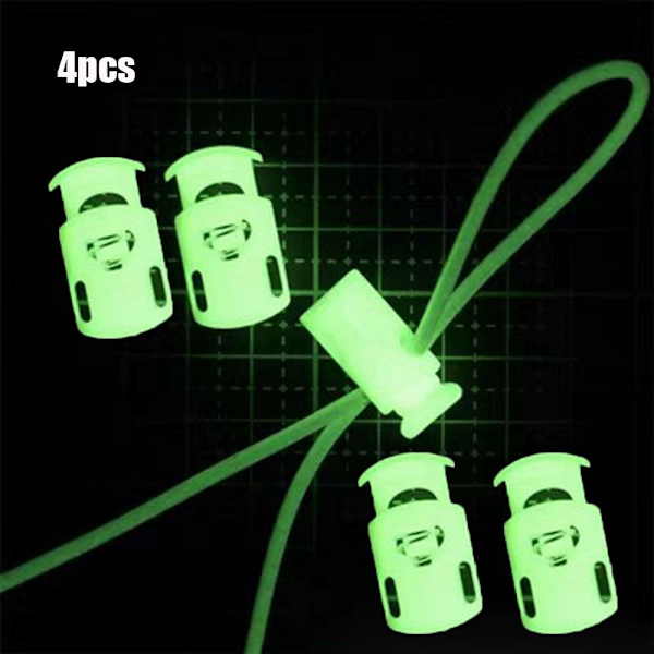 4st taktiskt sladdlås Toggle Stopper Toggle Clip