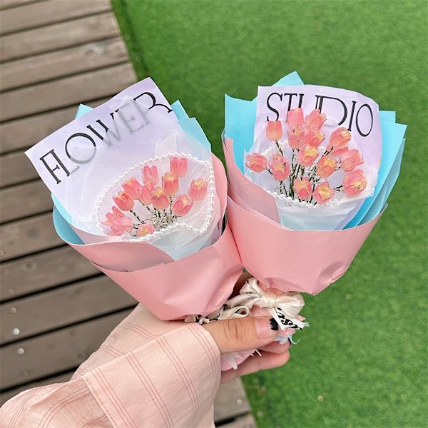 1 Set Tulip Bukett Nattlampa DIY Tulip Light 20 TULIP BLOMMA 20 tulip flower