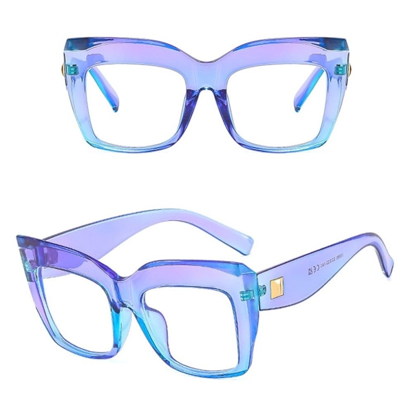 Anti-Blue Light Glasses Square Eyeglasses 2 2 2