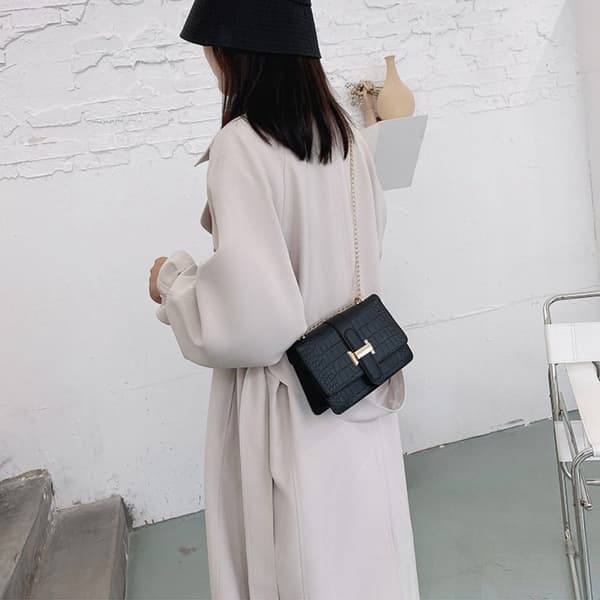 Skulderveske Messenger Bag HVIT white