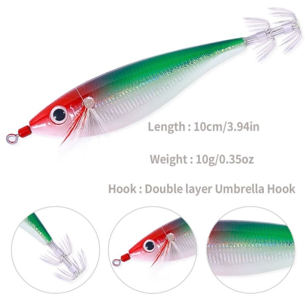 kutoa Squid Hook Octopus Bait 5 5 5