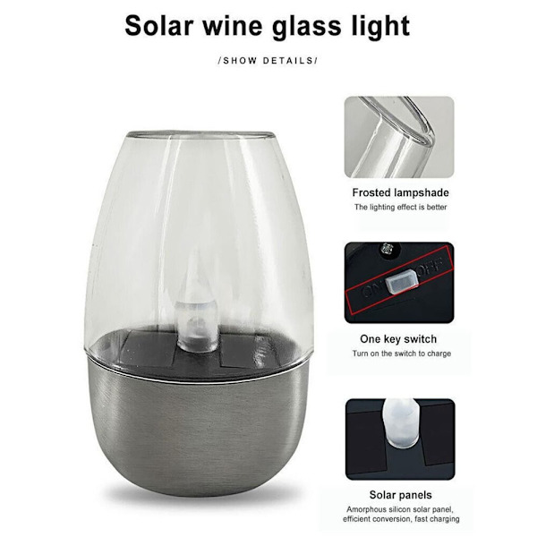 Solar Light LED Candle Light FÄRG 1 FÄRG 1 Color 1