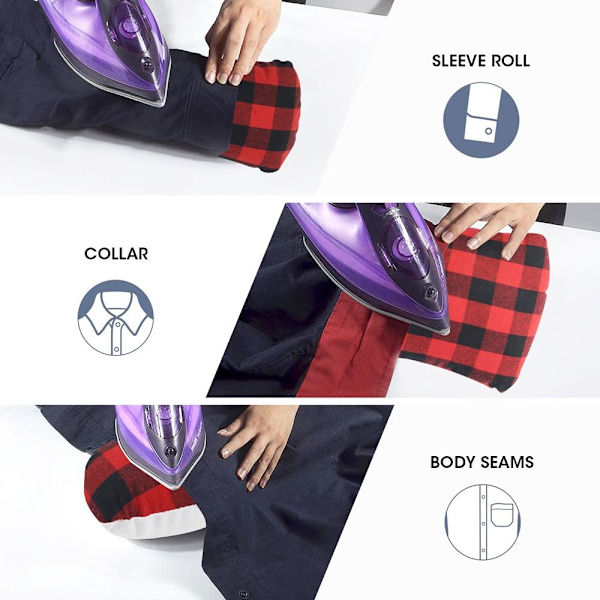 Tailor's Ham Curves och Sleeve Roll RECTANGLE RECTANGLE Rectangle