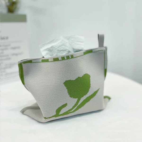 Stickad vävnadspåse Tissue Box 6 6 6