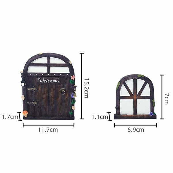 Fairy Gate Night Light Elf Gate Resin käsityöt