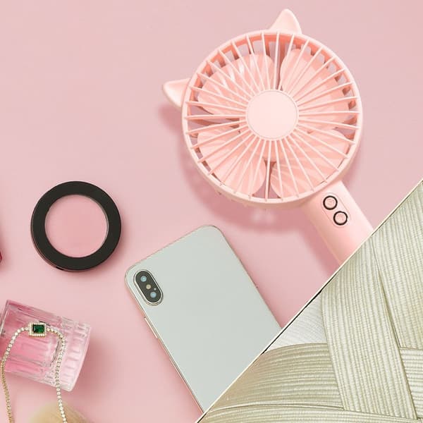 USB Håndholdt Vifte Mini Vifte ROSA
