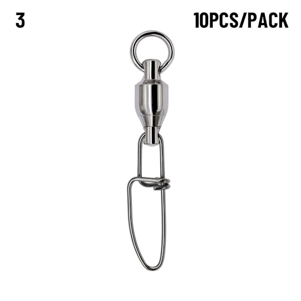 10 stk/pakke lejer drejelige ovale splitringe 3 3 3
