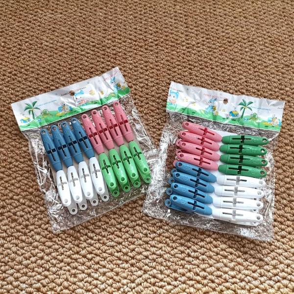 16 STK Tøjklemmer Tøjvask Tøj Clips Tøjklemmer 16Pcs