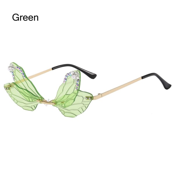 Dragonfly Wing Solglasögon Shades GREEN GREEN Green