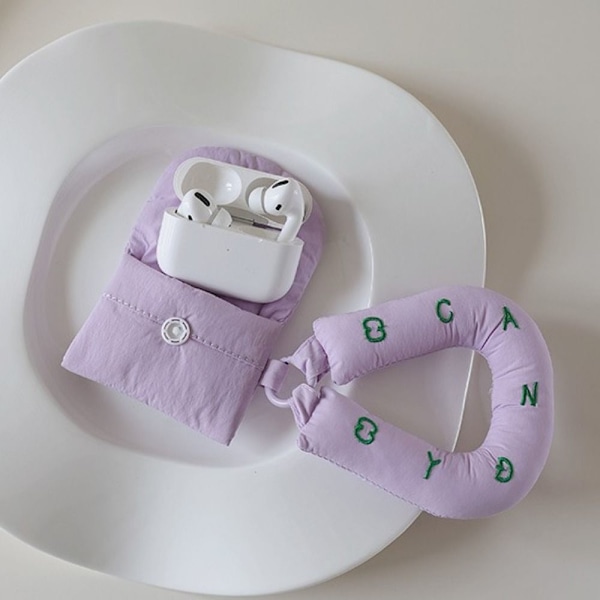 Förvaringsväska Trådlösa hörlurar LILA purple