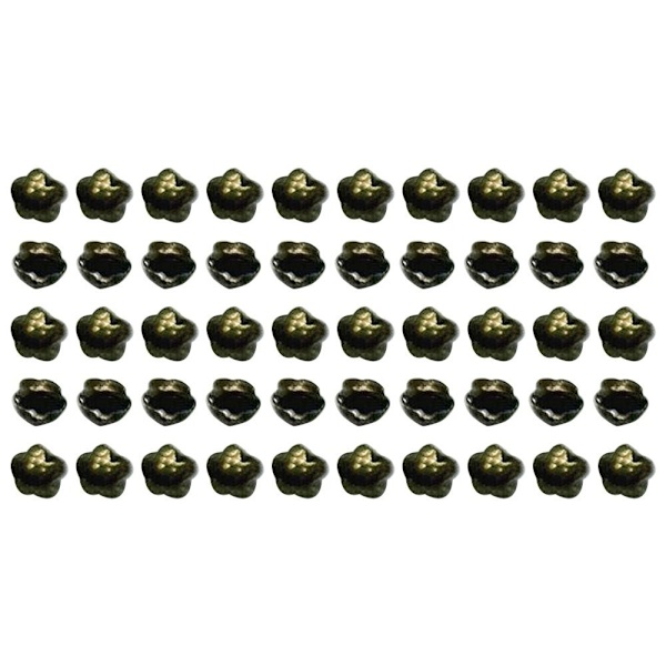 50 st dockspänne miniknappar 5 5 5