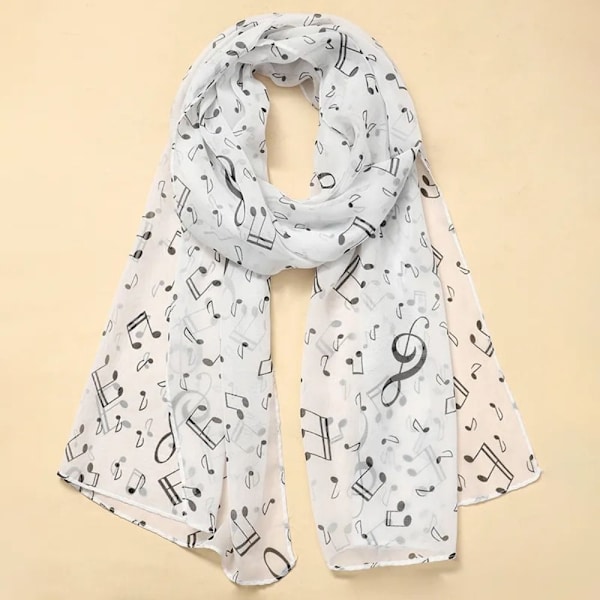 Chiffon Hijab Silketørklæde SORT Black