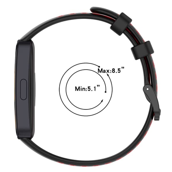 Silikoni watch rannekoru MUSTA&HARMAA black&grey