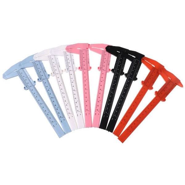 10 Pack Mini Caliper Vernier Caliper Dobbeltskala