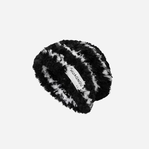 Plys Hat Beanie Hatte SORT SORT black
