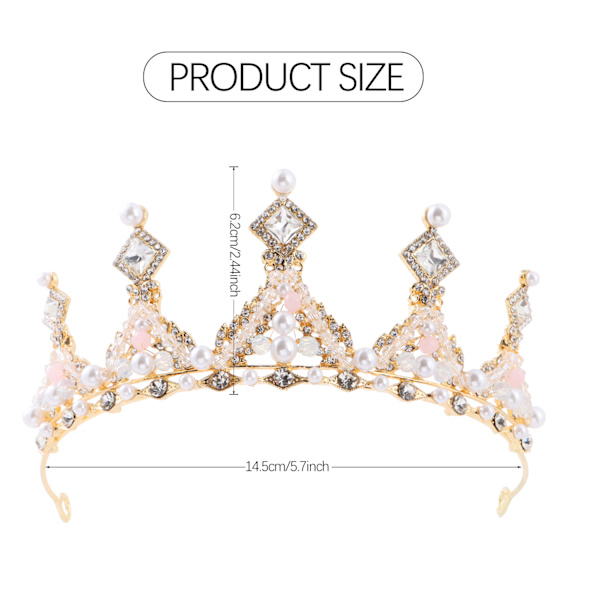 Princess Crown Tiaras for Girls GULDGULD Gold