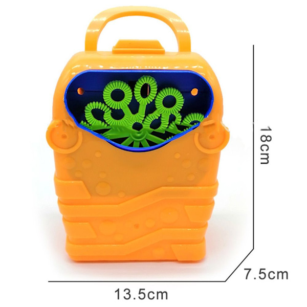 Bubble Machine Automatisk Bubbles Maker Kid Fun blå