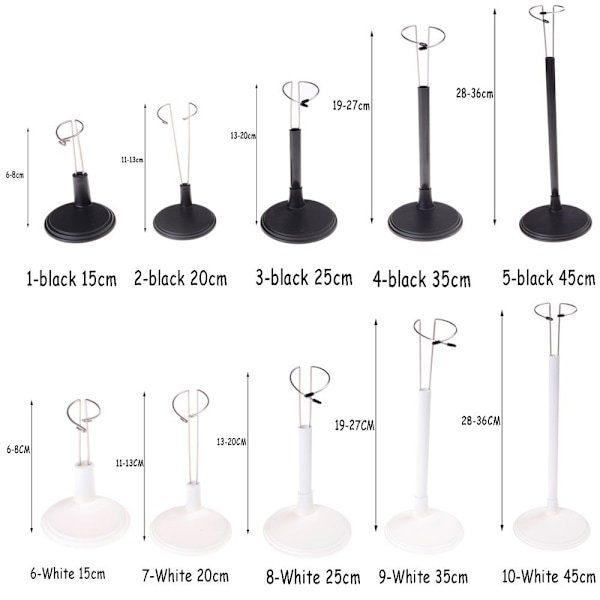 Dockfäste Stativhållare 4-SVART 35CM 4-black 35cm