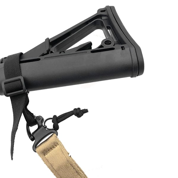 2stk Tactical Tool Sling Mount Strap SORT Black