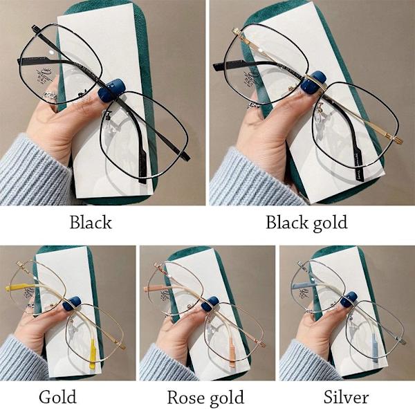 Anti-Blue Light Lasit Ylisuuret silmälasit ROSE GOLD ROSE GOLD Rose gold