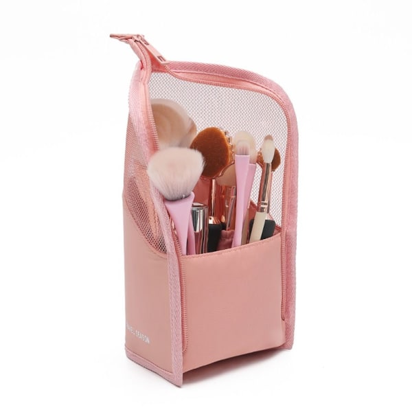 Makeup Brush Case Makeup Brush Holder PINK pink