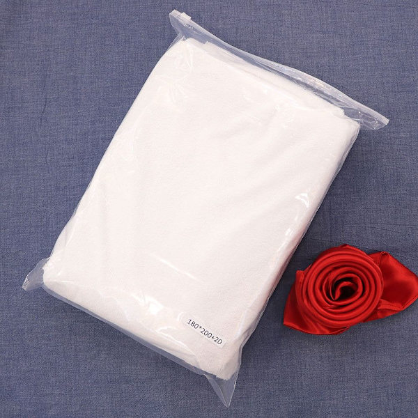 6-sidors cover Vattentätt lakan VIT white 200cmX200cmX30cm