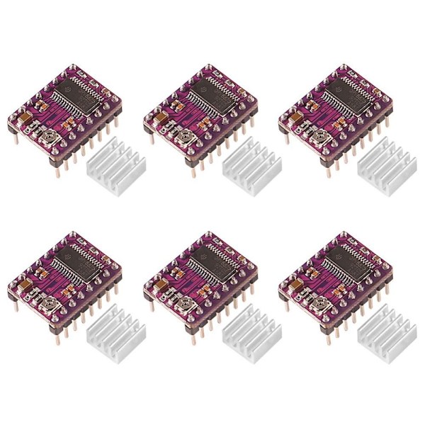 6 stk DRV8825 Stepper Motor Driver Module 3D Printer Interface