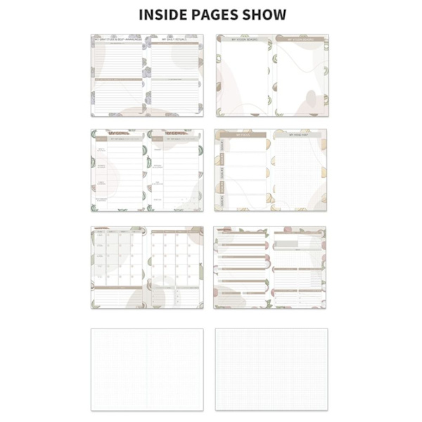 Agenda Planner Notebook GRÅ Grey