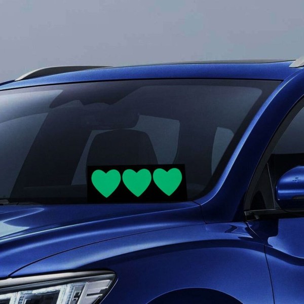 LED-bil-klistremerke Frontrute-klistremerke BLÅ Blue