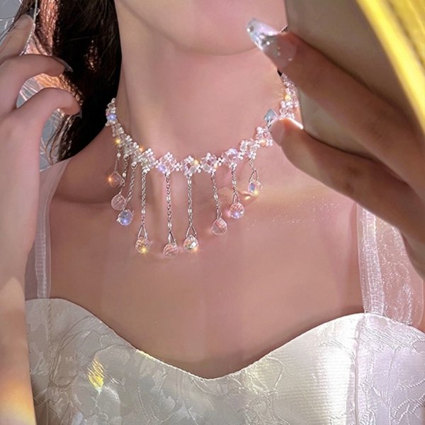 Choker Halsband Hänge Halsband Bankettsmycken
