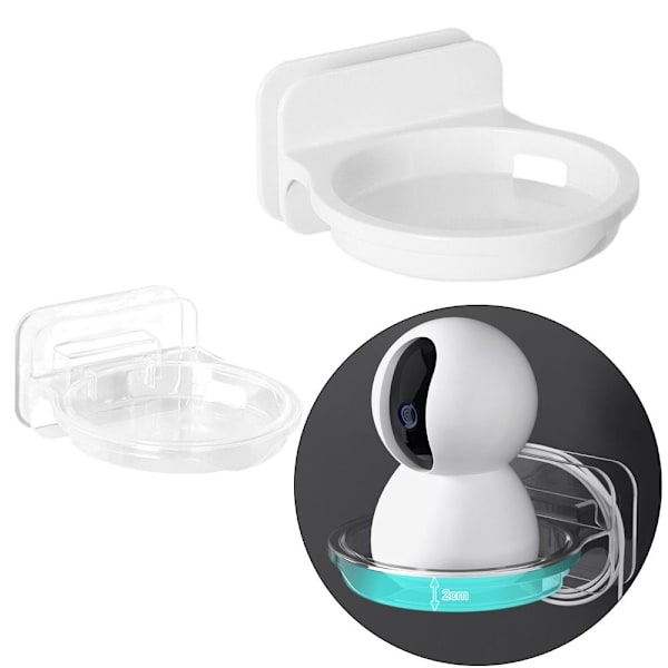 Set-Top Box Opbevaringshylde Kamera Opbevaringsstativ TRANSPARENT transparent