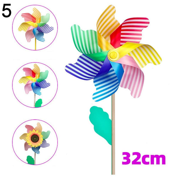 Värikäs Sunflower Windmills Layout Pinwheels Lelut 5 5 5