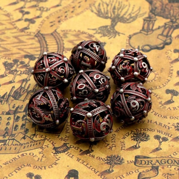 7 kpl / set DND Dice Polyhedral Dice 04 04 04