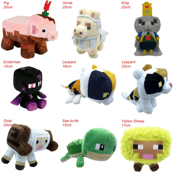 Minecraft Toys Game Doll 23CM LEOPARD 23CM LEOPARD 23cm leopard