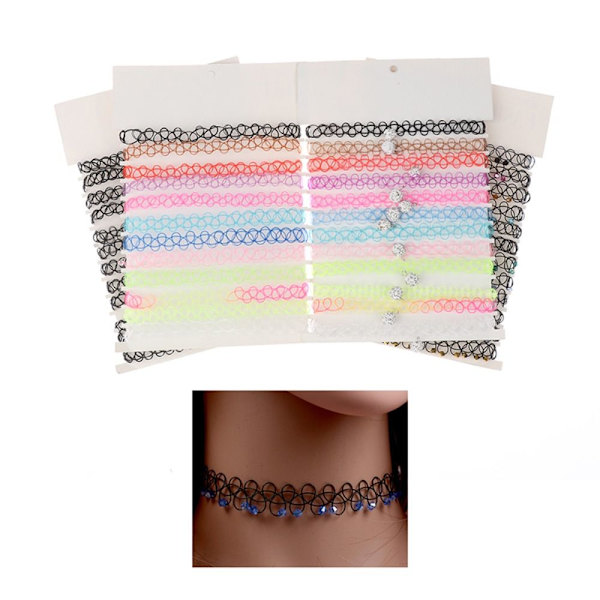 Tattoo Fishline Chokers Fishline Halsband 5 5 5