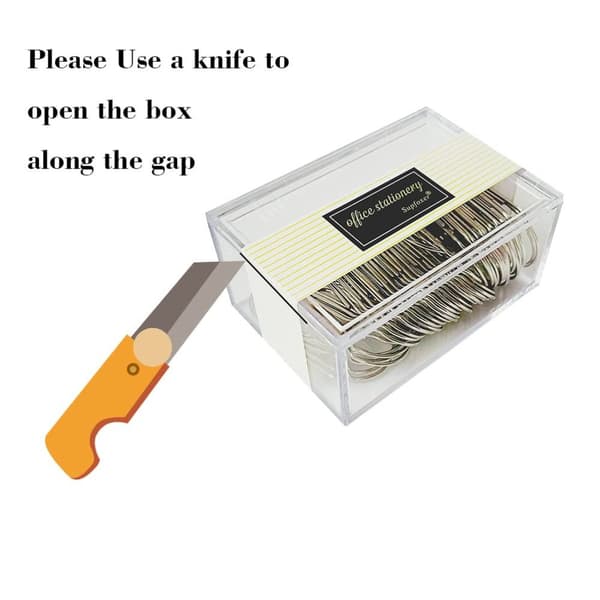 50 st Gem Bokmärken Planer Clips