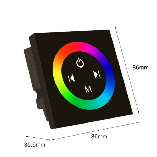 LED Light Bar Touch Panel Controller LED Controller Dimmer White Panel RGB-Panel RGB