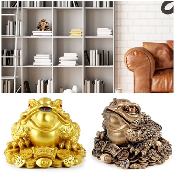Froskedekor Pengepadde BRONSE Bronze