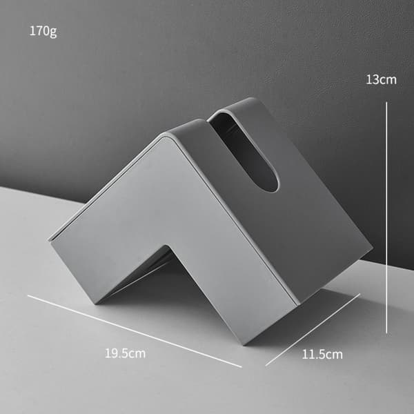 Tissue Box Paper Opbevaringskasse grey