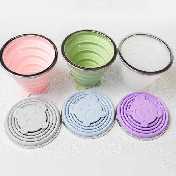 Silikon Vikkopp Kaffekoppar VIT white