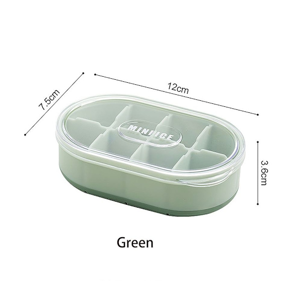 Mini Ice Grid Ice Block Form GRØN Green
