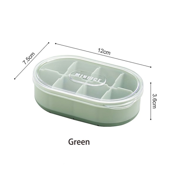 Mini Ice Grid Ice Block Mold VIHREÄ Green