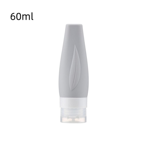 Reseflaskor Påfyllningsbar flaska GRÅ 60ML 60ML grey 60ml-60ml