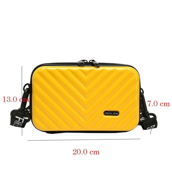 Mini Bagage Handväskor Axelväskor GUL GUL