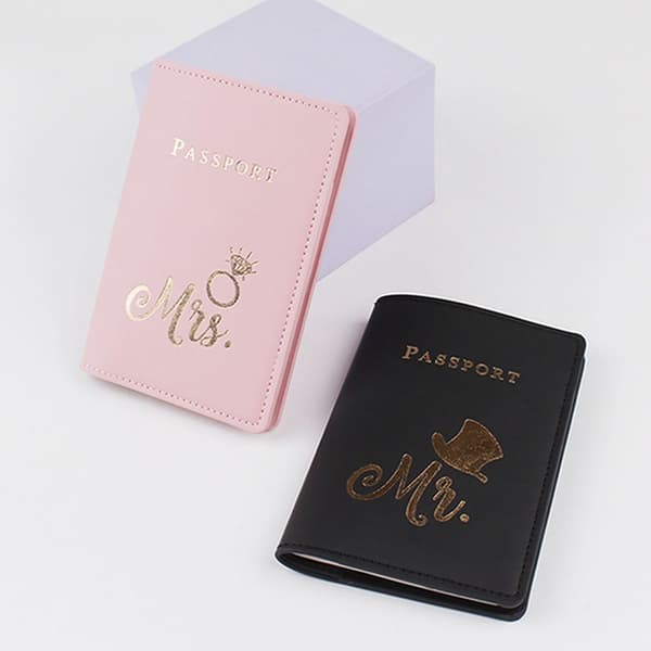 Passdeksel Kredittkort Passholder BLÅ Blue