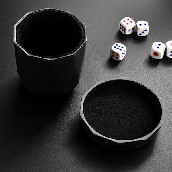 1 kpl Dice Cup Noppasäiliö TUMMAVIHREÄ TUMMAVIHREÄ dark green