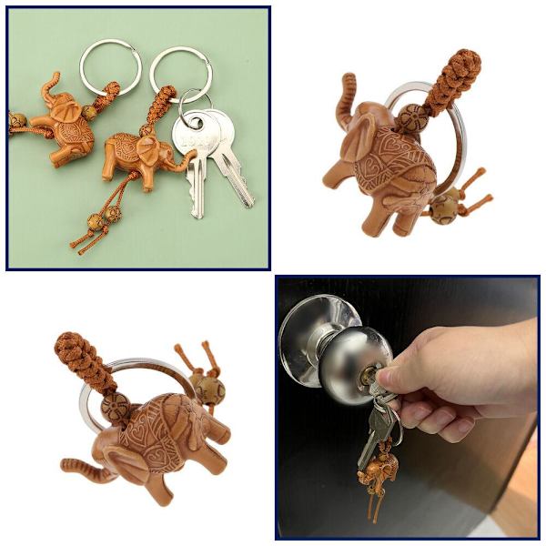 Nøglering Carving Pendant nøglering