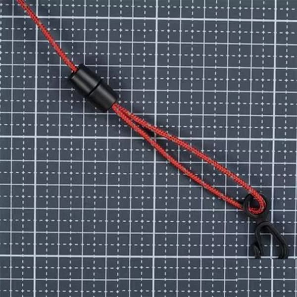 9 stk. Tactical Cord Lock Toggle Stopper Toggle Clip