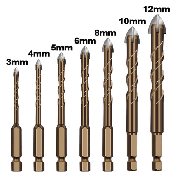 Kryssheksagon Flisbor - Kryssflisbor 8MM